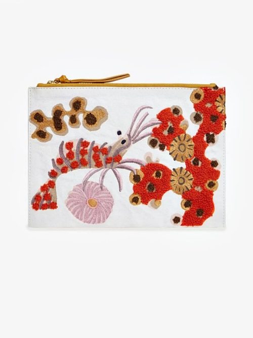 bolso-mano-bordado-algodon-piel-corales-crevette-inoui