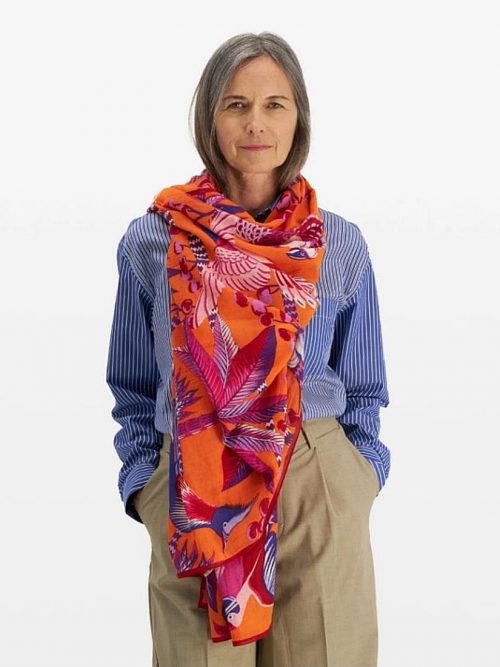 fular-naranja-algodon-estampado-pajaros-cerise-inoui(1)