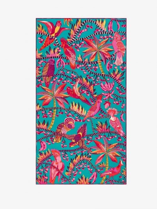 fular-verde-algodon-estampado-pajaros-cerise-inoui