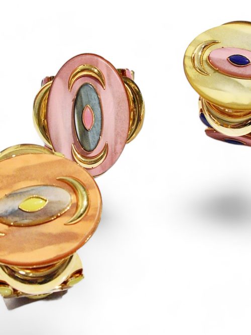 brazalete-ancho-étnico-dorado-colores-oasis-aldazabal