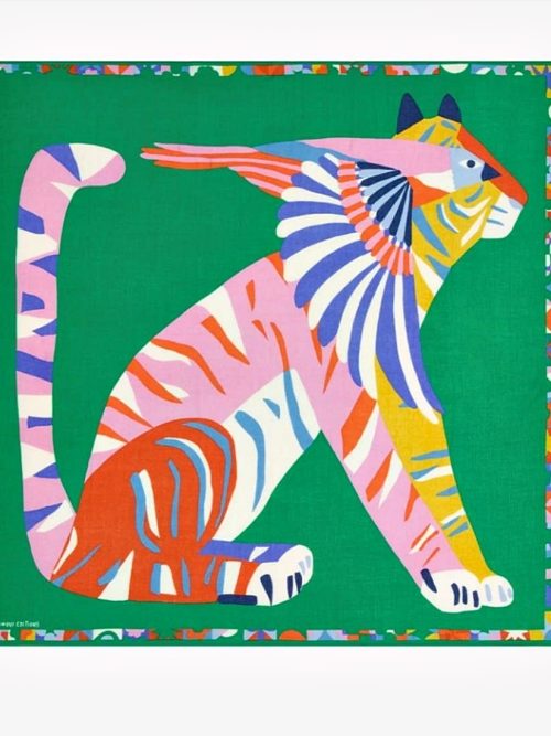 fular-bufanda-lana-verde-tigre-jean-lou-inoui