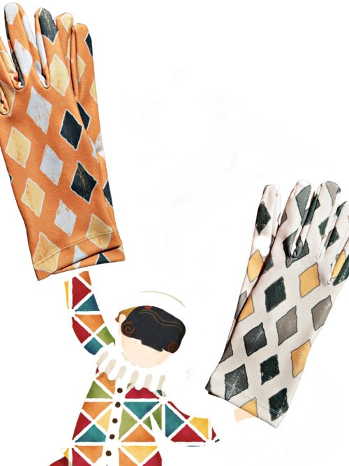 guante-elastico-punto-estampado-rombos-arlequin-attraversiamo