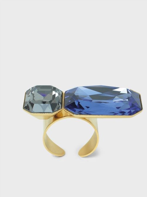 anillo-grande-diseño-dorado-cristales-azul-frieze-katerina-vassou