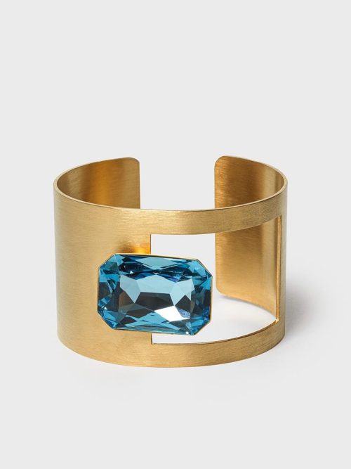 brazalete-pulsera-dorado-cristal-azul-allium-katerina-vassou