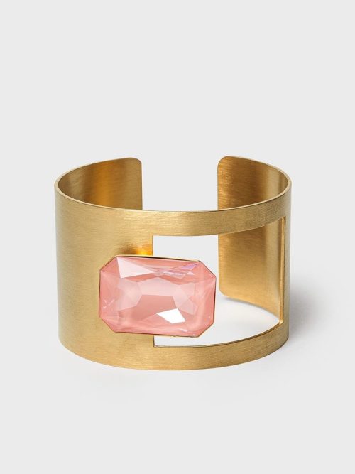 brazalete-pulsera-dorado-cristal-rosa-allium-katerina-vassou