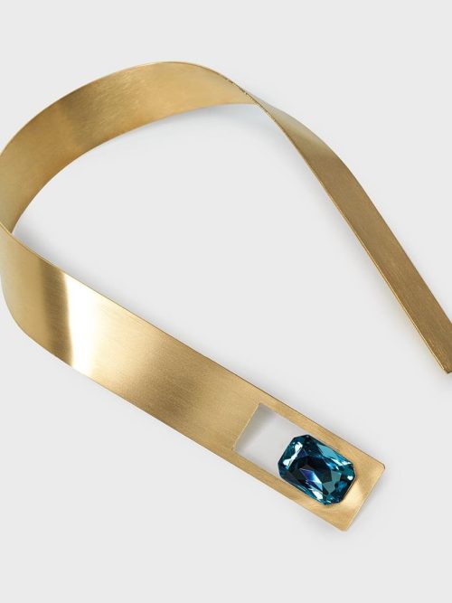 collar-dorado-cristal-azul-diseño-allium-katerina-vassou