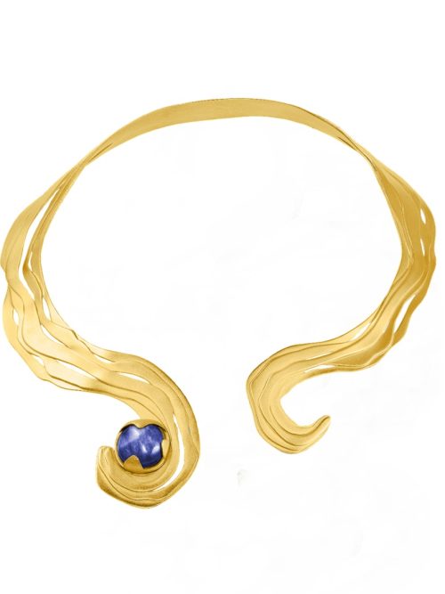 collar-gargantilla-asimetrico-dorado-sandstone-jude-benhalim-azul