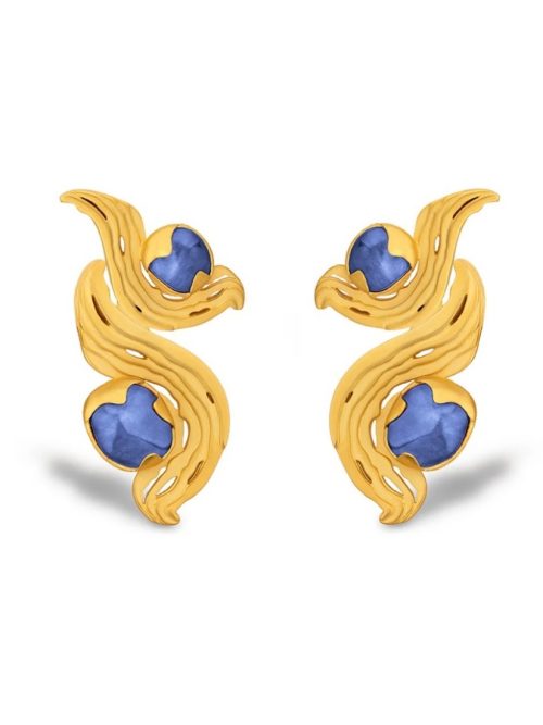 pendientes-grandes-oro-diseño-meteorite-jude-benhalim-azul