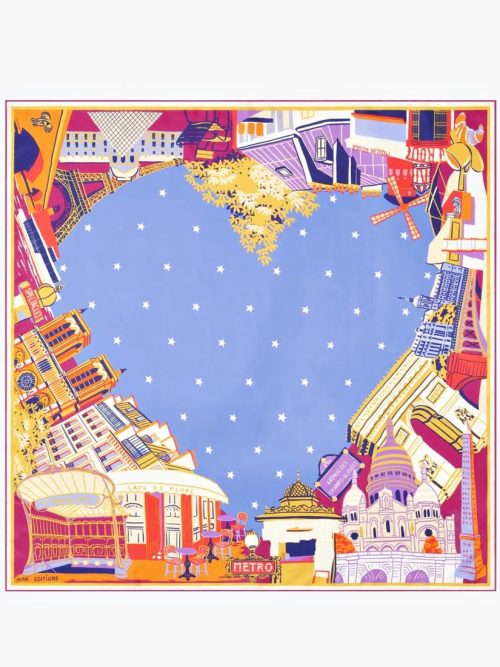 pañuelo-seda-estampado-paris-monmartre-inoui