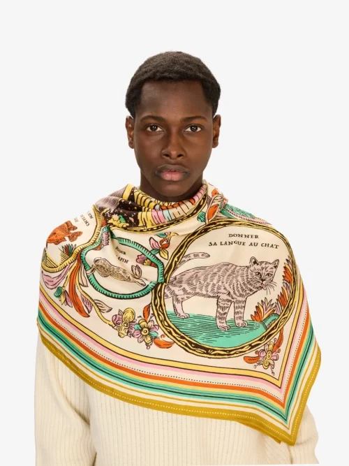 pañuelo-cuadrado-seda-colores-trebol-chance-inoui