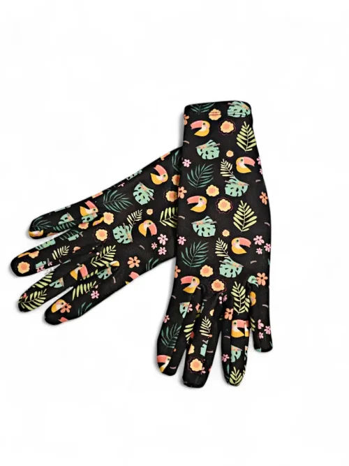 guantes-estampados-pajaros-tucan-attraversiamo-negro