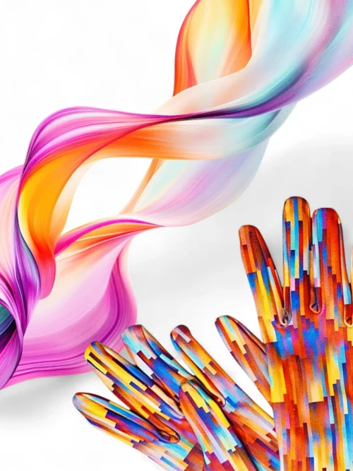 guantes-punto-elasticos-colores-arty-flow-attraversiamo