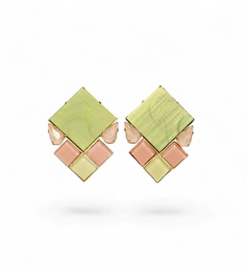 pendientes-cristales-geometricos-rombos-argyle-aldazabal-verde-naranja