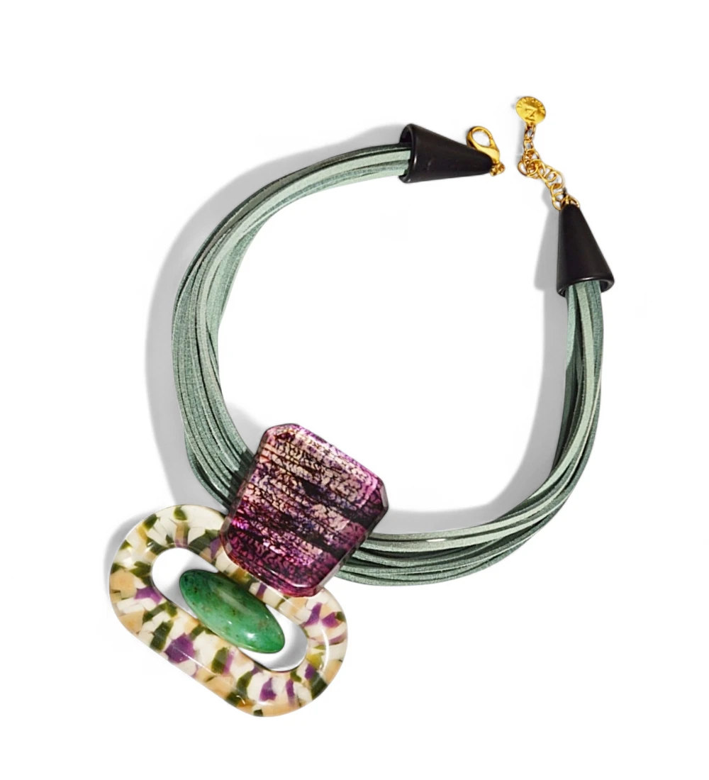 Collar gran Mosaico Color block Aldazabal