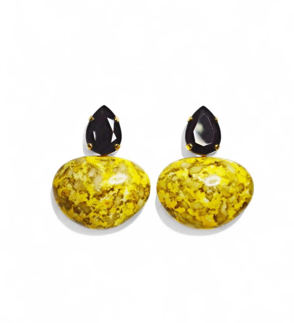 Pendientes cristal Roussillon Aldazabal