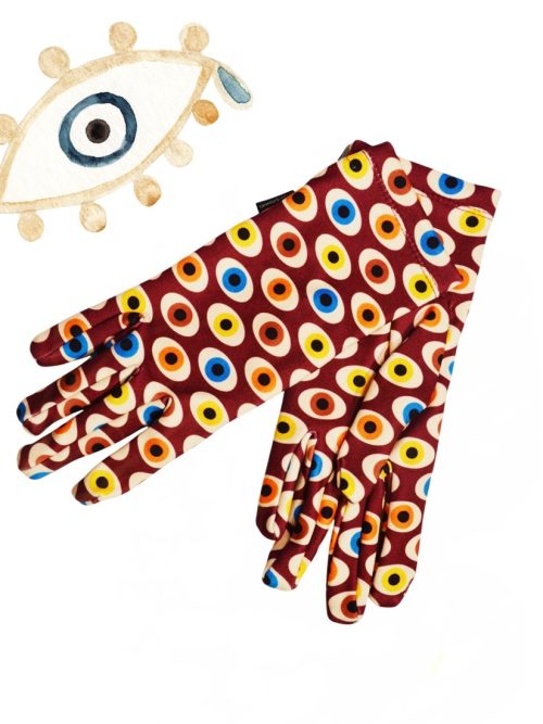 guantes-estampados-ojos-elasticos-punto-attraversiamo