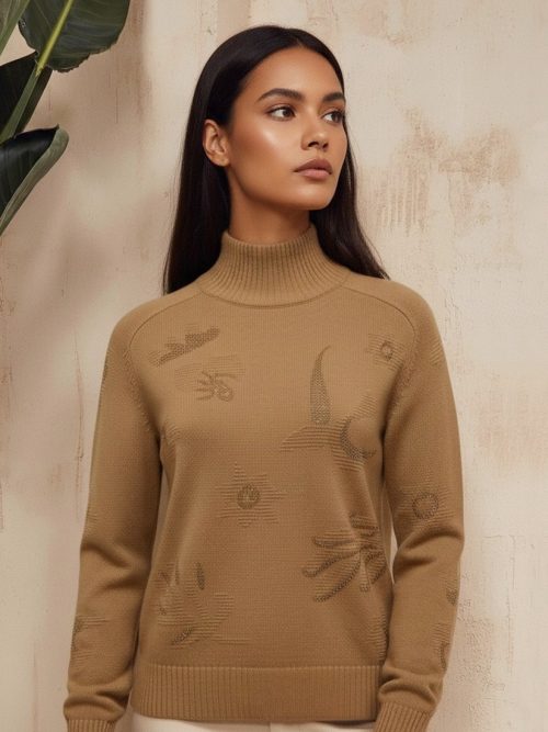 sueter-lana-camel-cuello-alto-estampado-cristales-fuego