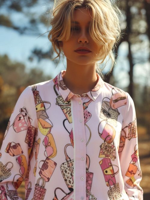 blusa-sedosa estampado-bolsos-fuego